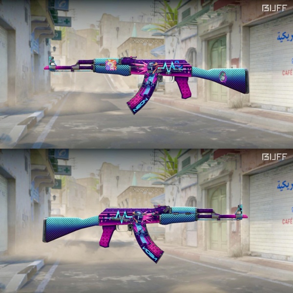 Rifa N. 279 - 💜AK-47 | Neon Rider FT