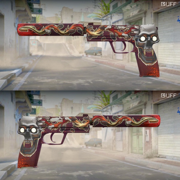 Rifa N. 411 - ❤️USP-S | Kill Confirmed FT + 1 Cota Luvas Blaze