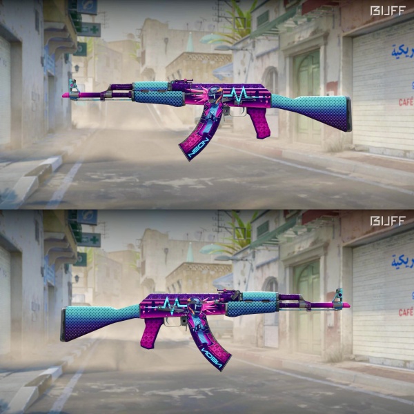 Rifa N. 319 - 💜AK-47 | Neon Rider FT