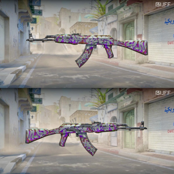 Rifa N. 322 - 💜AK-47 STT | Head Shot WW