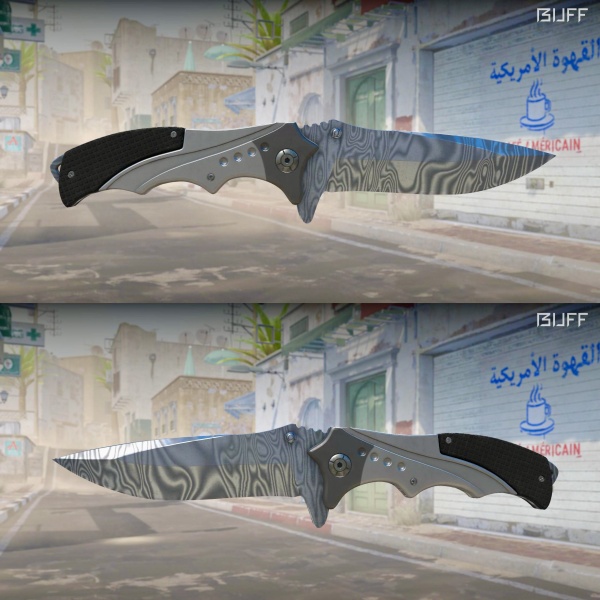 Rifa N. 383 - 🔪Nomad | Damascus Steel FT