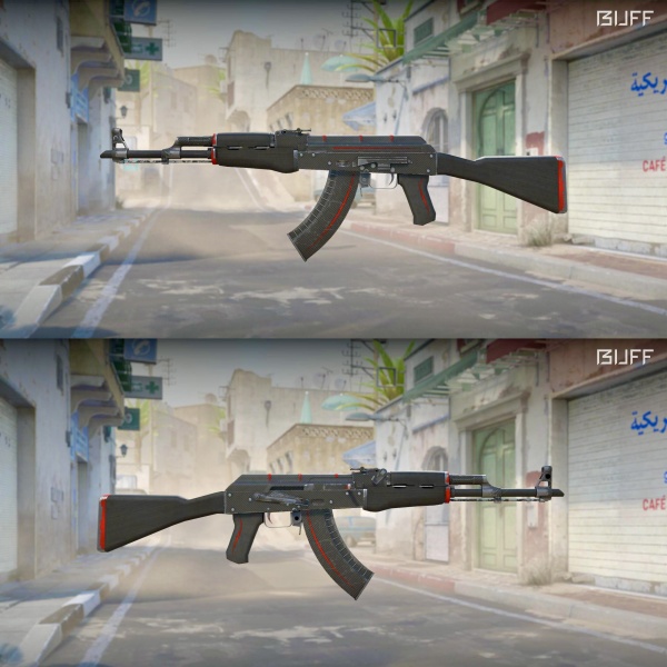 Rifa N. 410 - ❤️2x AK-47 | Redline FT