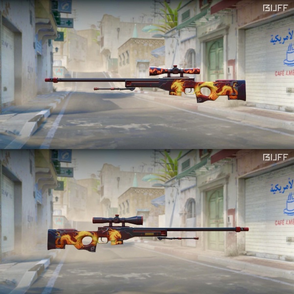 Rifa N. 509 - ❤️AWP | Wildfire FT + 5 Cotas na Chuva