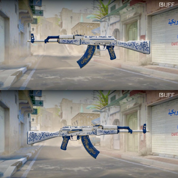 Rifa N. 512 - 💙AK-47 | Herança FT + 5 Cotas na Chuva