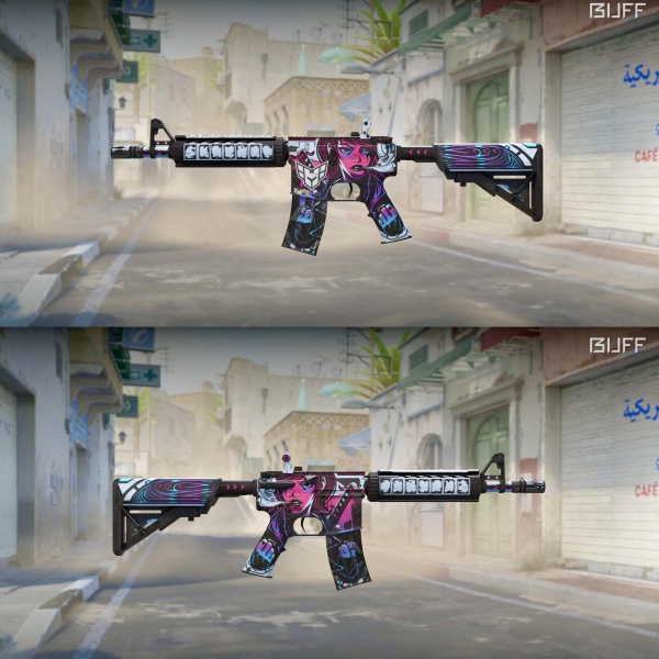 Rifa N. 519 - 🍀2x M4a4 | Neo-Noir FT