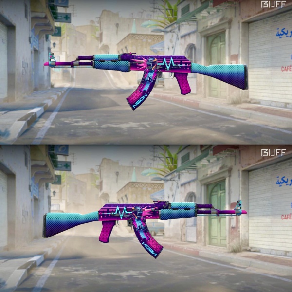 Rifa N. 601 - 💜AK-47 | Neon Rider FT
