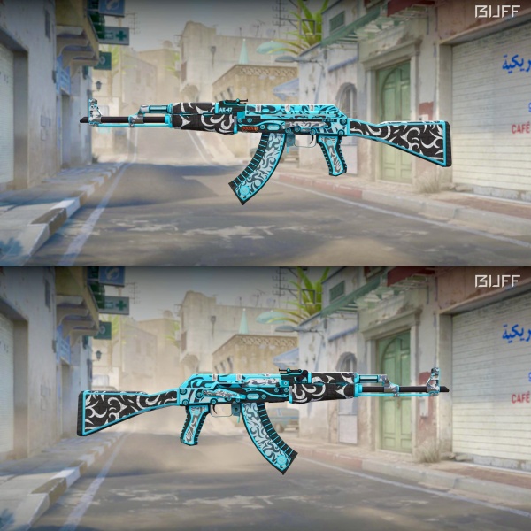 Rifa N. 652 - 🍀2x AK-47 STT | Frontside Misty FT